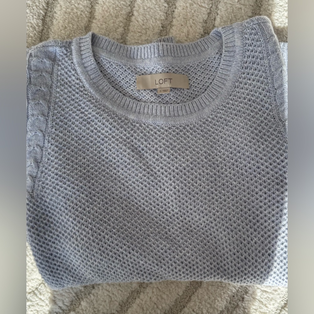 LOFT Women’s Light Purple Crewneck Sweater